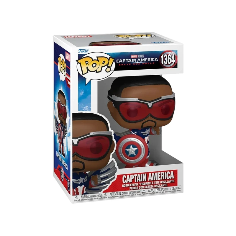 Captain America #1364 Funko Pop! - Captain America: Brave New World - Coming Soon