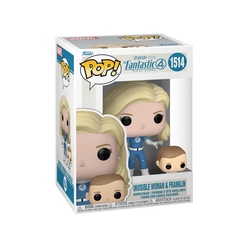 Invisible Woman & Franklin #1514 Funko Pop - The Fantastic Four: First Steps