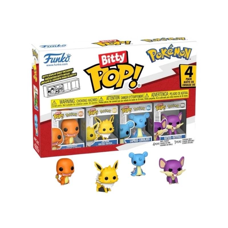 Charmander Funko 4 Pack Bitty Pop - Pokémon