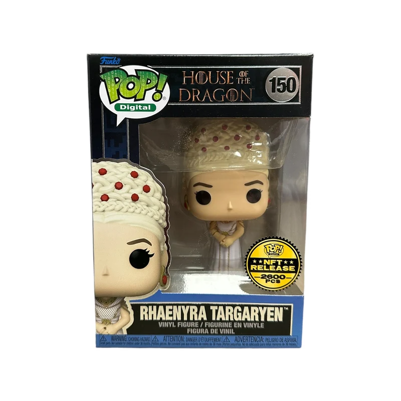 Rhaenyra Targaryen #150 Funko Pop! - House of The Dragon - NFT Release Exclusive LE2600 Pcs - Condition 8.75/10