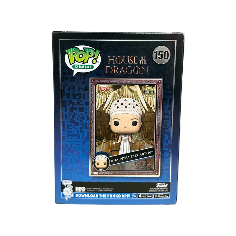 Rhaenyra Targaryen #150 Funko Pop! - House of The Dragon - NFT Release Exclusive LE2600 Pcs - Condition 8.75/10