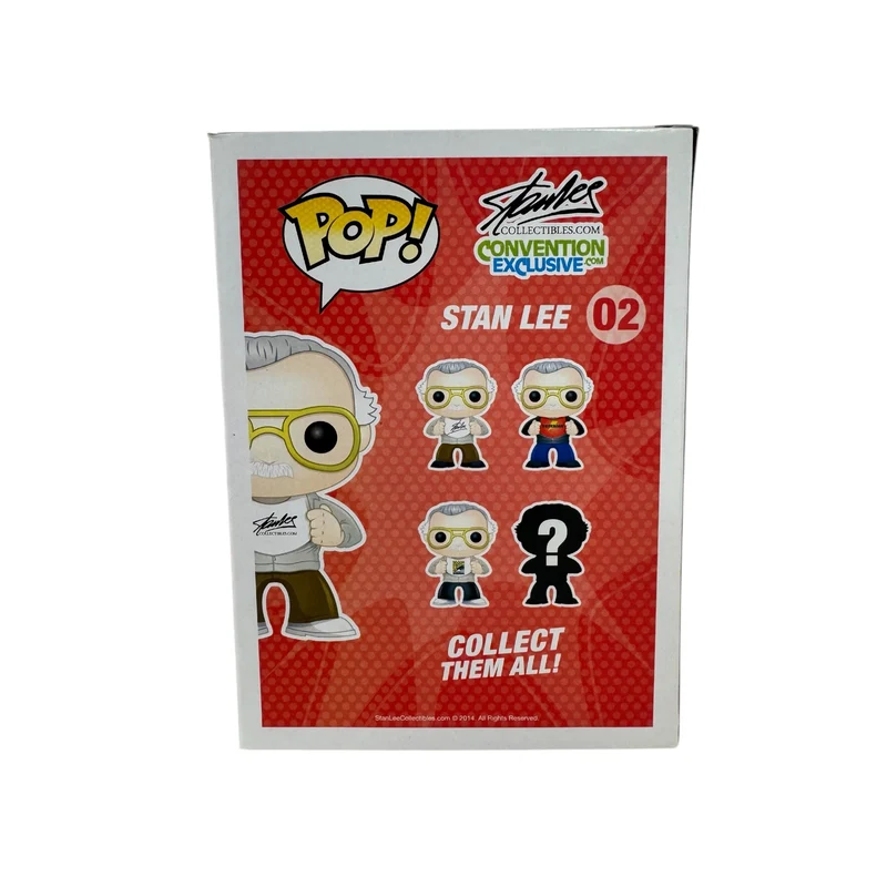 Stan Lee #02 Funko Pop! (Red Shoes) - Stan Lee Collectibles Convention Exclusive - Fan Expo 2014 Canada - Condition 8.75/10