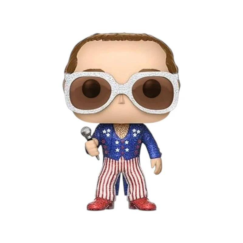 Elton John (Red, White & Blue) #63 (Glitter) Funko Pop! - Rocks - Exclusive - Condition 8/10