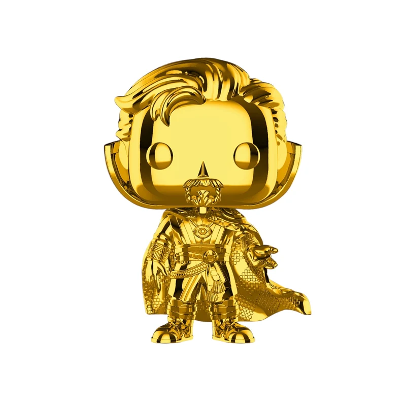 Doctor Strange (Gold Chrome) #439 Funko Pop! - Marvel Studios The First Ten Years - Fan Vote Winner - Condition 7.5/10