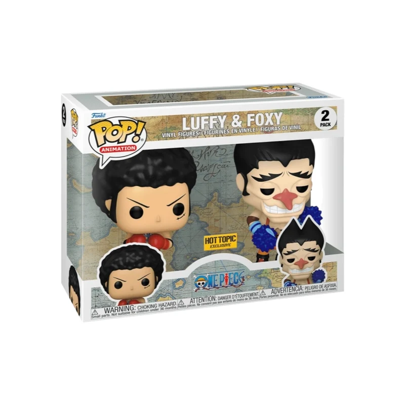 Luffy & Foxy 2 Pack Funko Pop! - One Piece - Hot Topic Exclusive