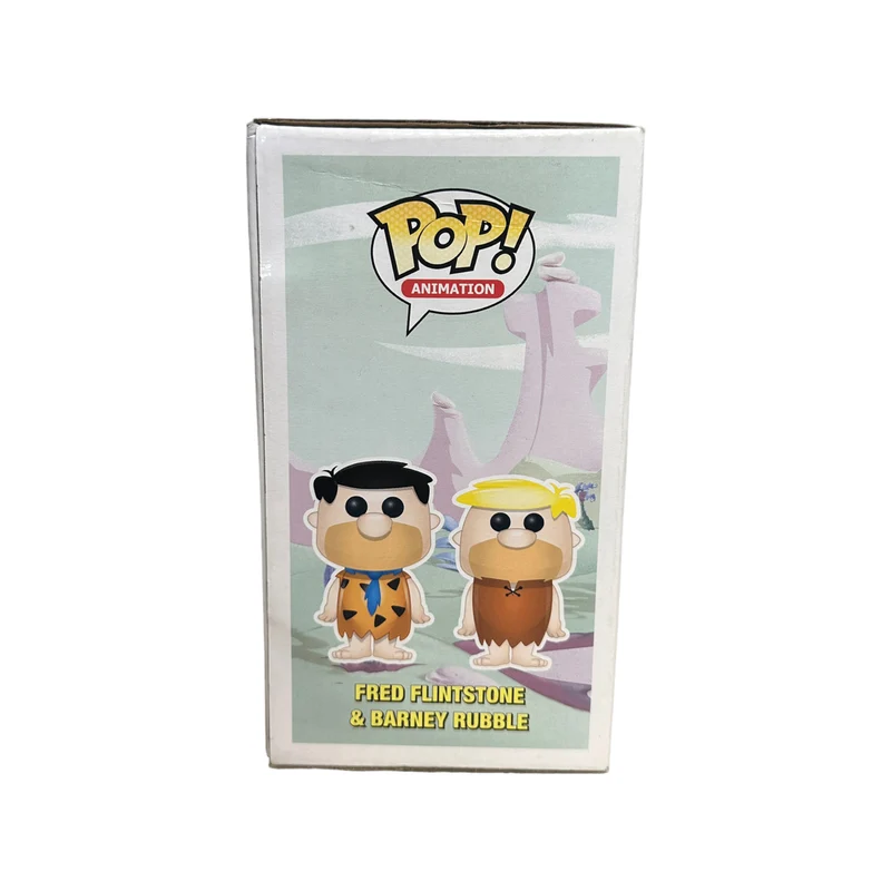 Fred & Barney (Red Hair) 2 Pack Funko Pop! - The Flintstones - SDCC 2014 Exclusive LE480 Pcs - Condition 7/10