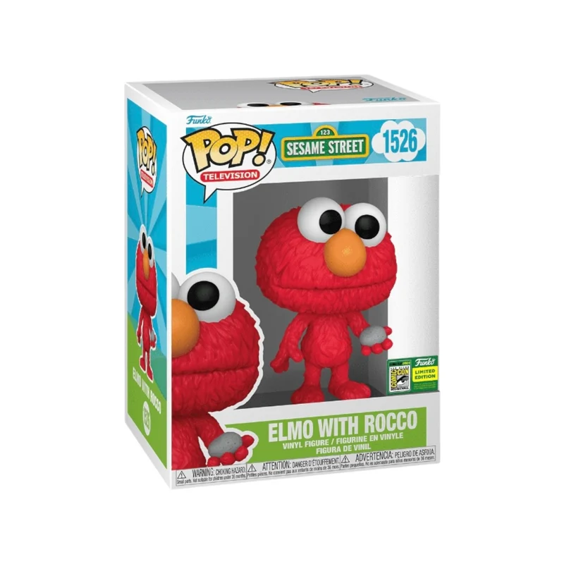 Elmo with Rocco #1526 Funko Pop! - Sesame Street - SDCC 2024 Official Convention Exclusive