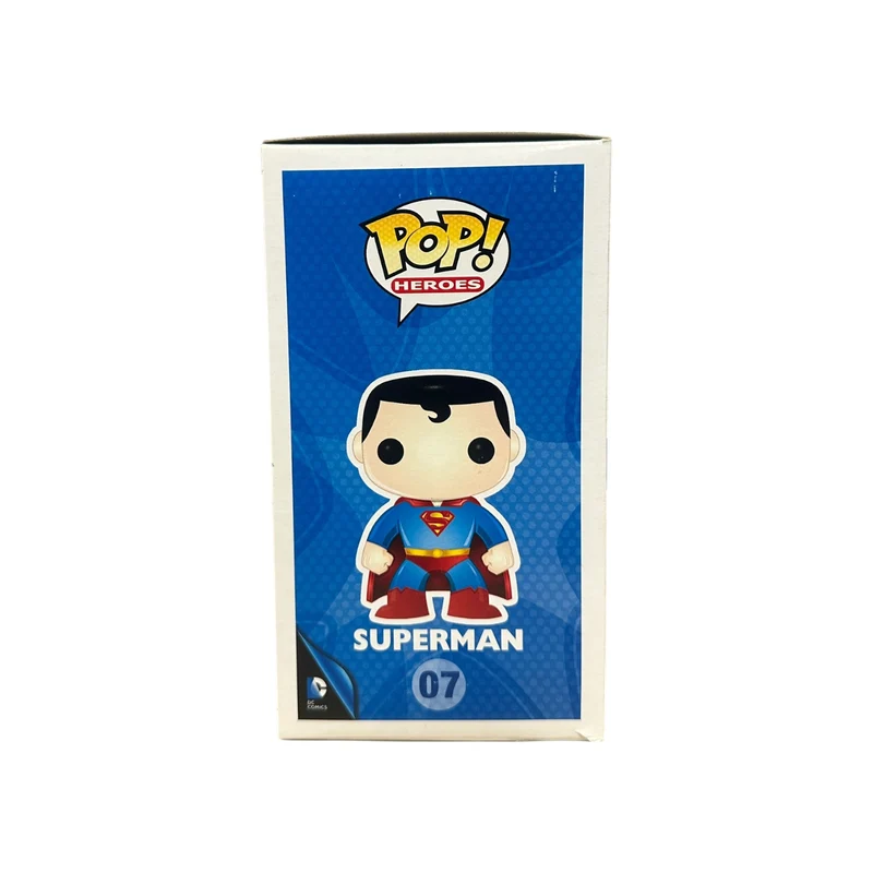 Superman #07 (Silver) Funko Pop! - DC Super Heroes - Hot Topic Employees Exclusive LE144 Pcs - Condition 7.5/10