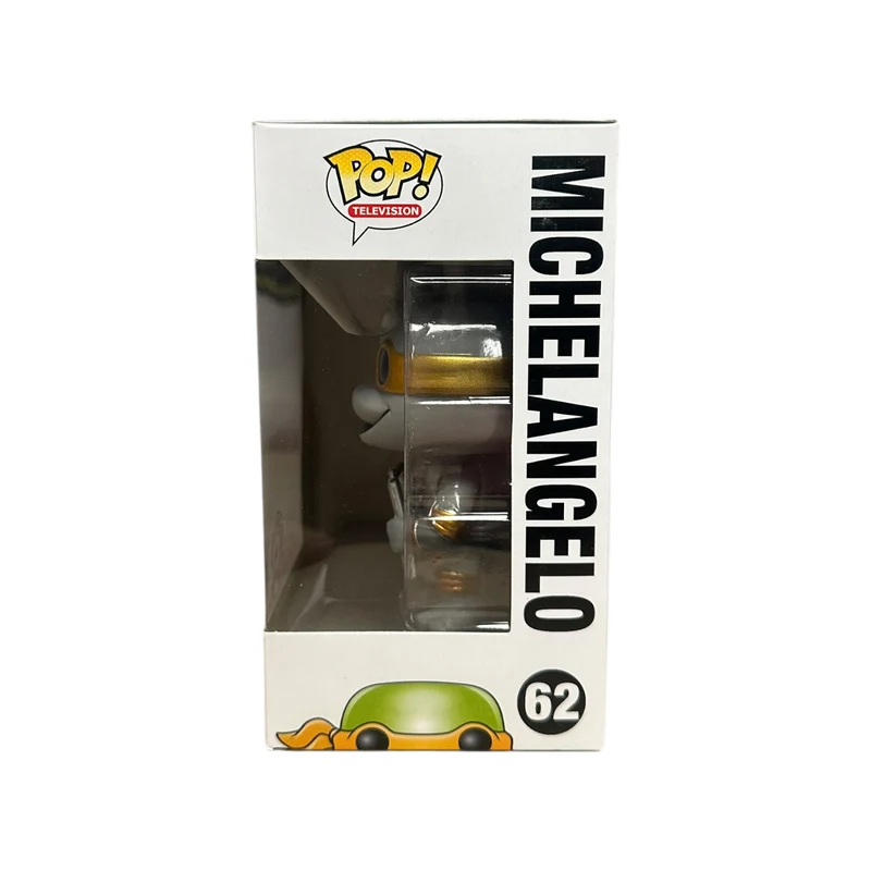 Michelangelo #62 (Grayscale Metallic) Funko Pop! - Teenage Mutant Ninja Turtles - Coast City Styles Exclusive LE500 Pcs - Condition 8.75/10