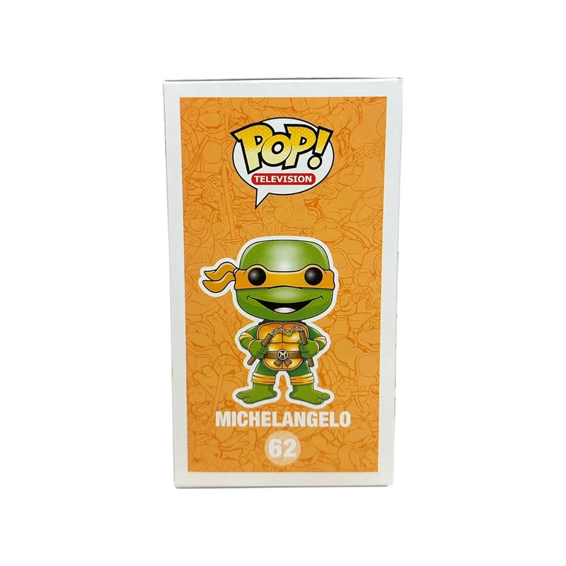 Michelangelo #62 (Grayscale Metallic) Funko Pop! - Teenage Mutant Ninja Turtles - Coast City Styles Exclusive LE500 Pcs - Condition 8.75/10