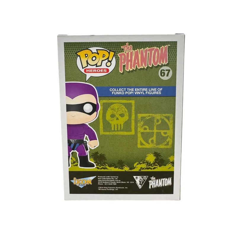 The Phantom (Blue) #67 Funko Pop! - The Phantom - Condition 7.5/10