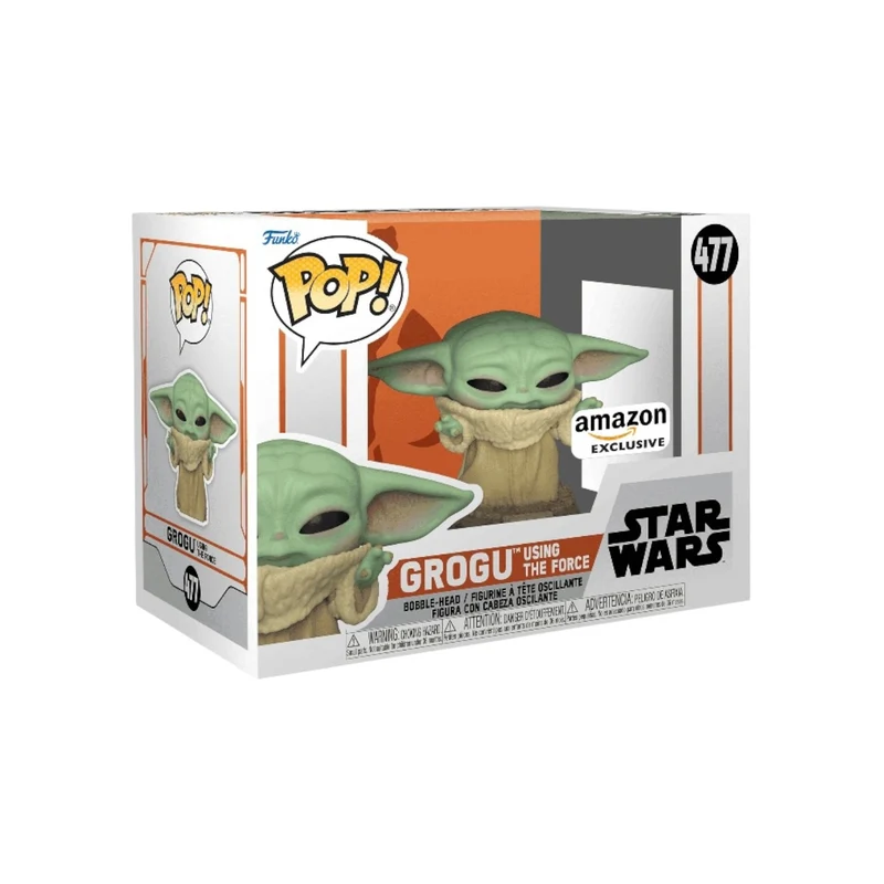 Grogu Using The Force #477 Funko Pop! - Star Wars: The Mandalorian - Amazon Exclusive