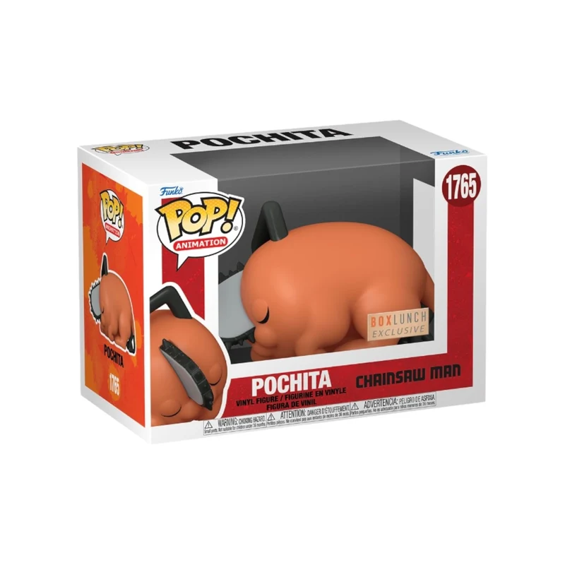 Pochita #1765 (Laying Down) Funko Pop! - Chainsaw Man - BoxLunch Exclusive