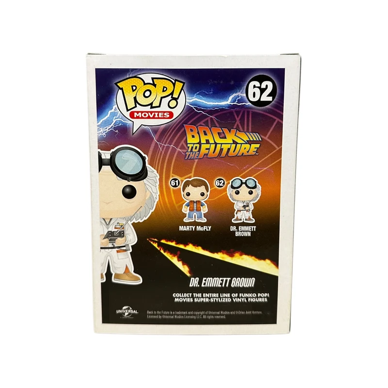 Dr. Emmett Brown #62 (Glows in the Dark) Funko Pop! - Back to The Future - 2014 Convention Exclusive - Condition 8/10