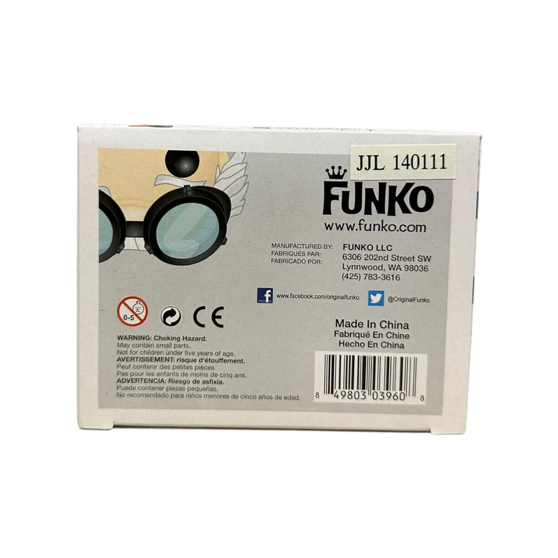 Dr. Emmett Brown #62 (Glows in the Dark) Funko Pop! - Back to The Future - 2014 Convention Exclusive - Condition 8/10