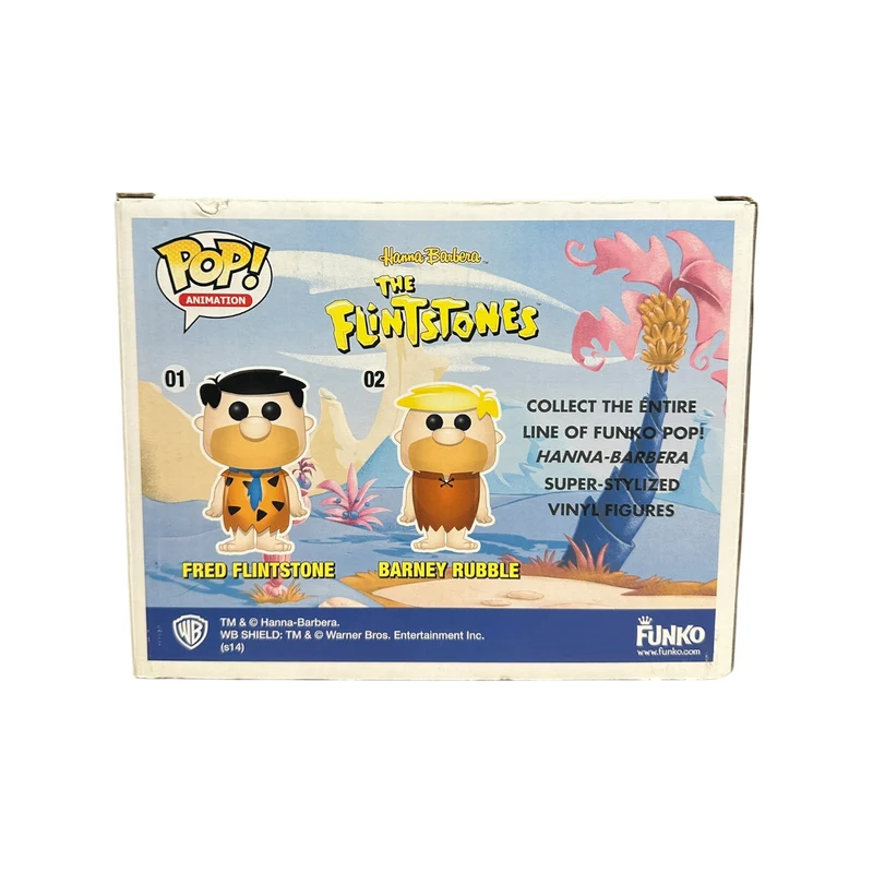 Fred & Barney (Green/Yellow Hair) 2 Pack Funko Pop! - The Flintstones - SDCC 2014 Exclusive LE480 Pcs - Condition 7/10