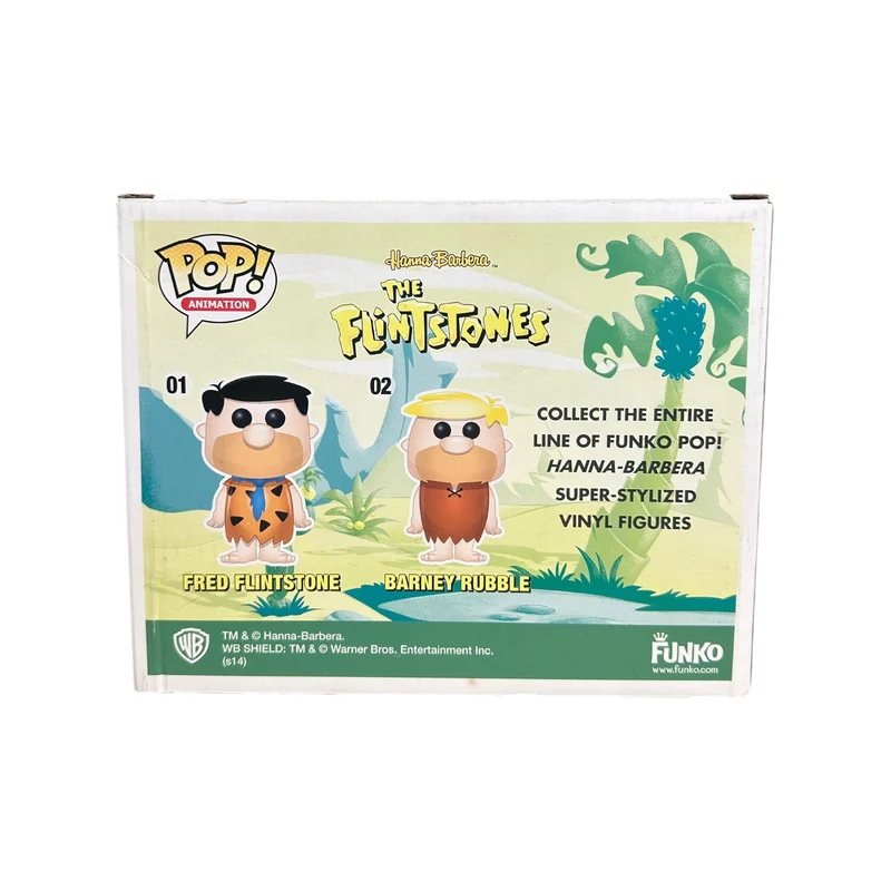 Fred & Barney (Blue Hair) 2 Pack Funko Pop! - The Flintstones - SDCC 2014 Exclusive LE480 Pcs - Condition 7/10