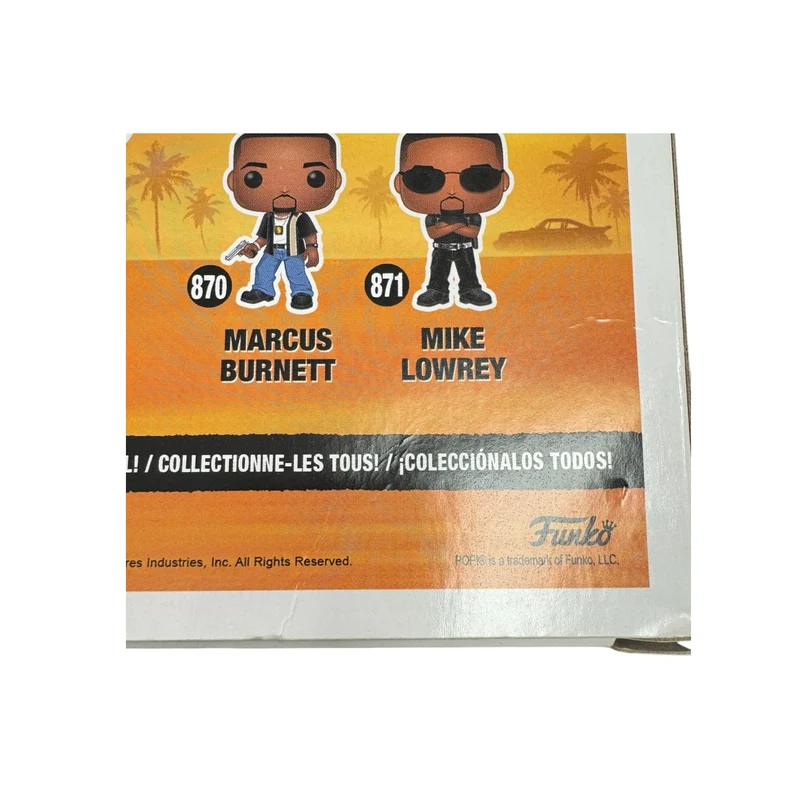 Marcus Burnett #870 Funko Pop! - Bad Boys - Condition 7.5/10