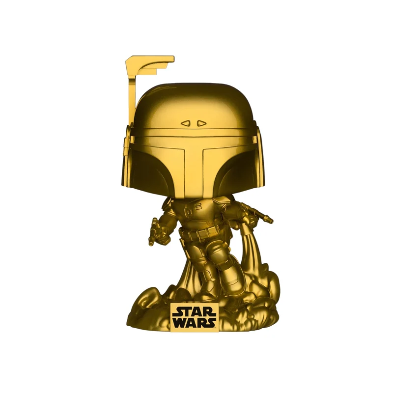Jango Fett (Gold Chrome) #285 Funko Pop! - Star Wars - Special Edition