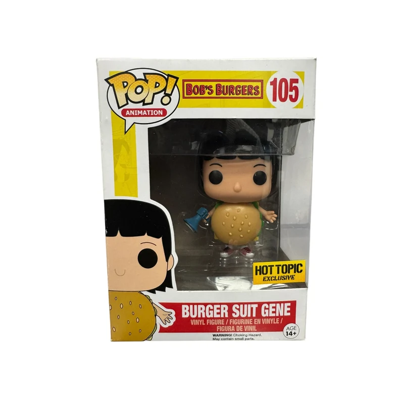 Burger Suit Gene #105 Funko Pop! - Bob's Burgers - Hot Topic Exclusive - Condition 6/10