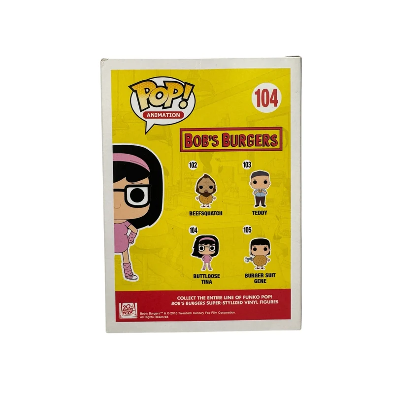 Buttloose Tina #104 Funko Pop! - Bob's Burgers - Condition 8/10