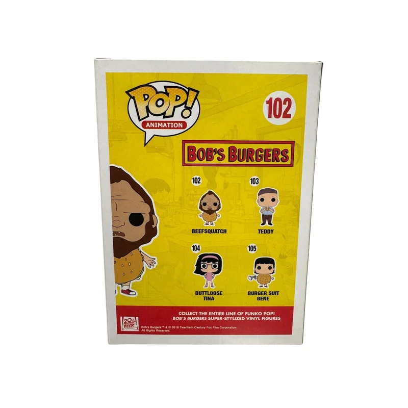 Beefsquatch #102 Funko Pop! - Bob's Burgers - Condition 8/10