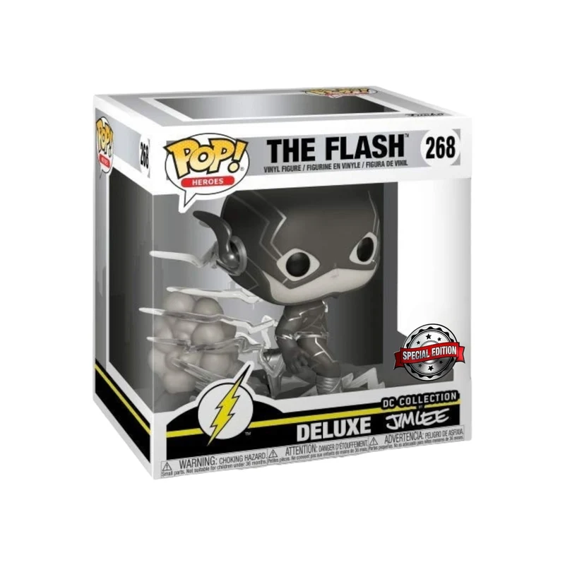 The Flash #268 (Black & White) Deluxe Funko Pop! - DC Collection by Jim Lee - Special Edition