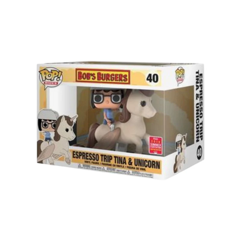 Espresso Trip Tina & Unicorn #40 Funko Pop! Ride - Bob's Burgers - SDCC 2018 Shared Exclusive
