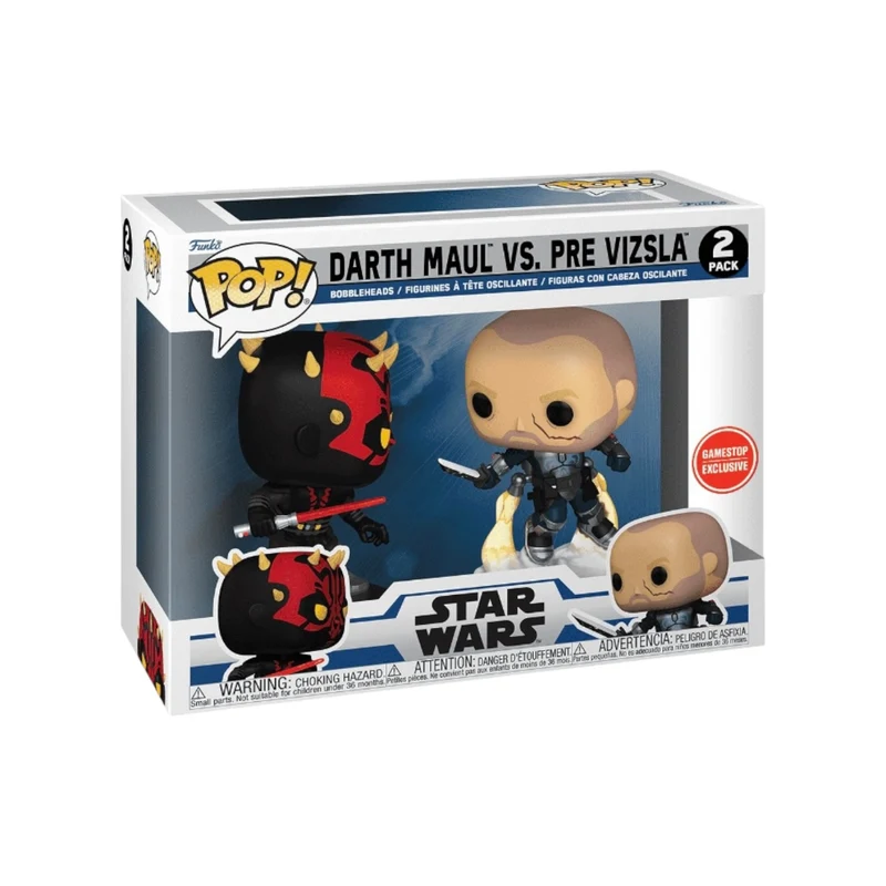 Darth Maul Vs. Pre Visla 2 Pack Funko Pop! - Star Wars: The Clone Wars - GameStop Exclusive