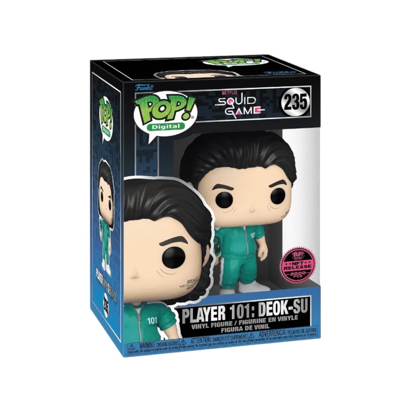 Player 101: Deok-Su #235 Funko Pop! - Squid Game - NFT Release Exclusive LE2000 Pcs