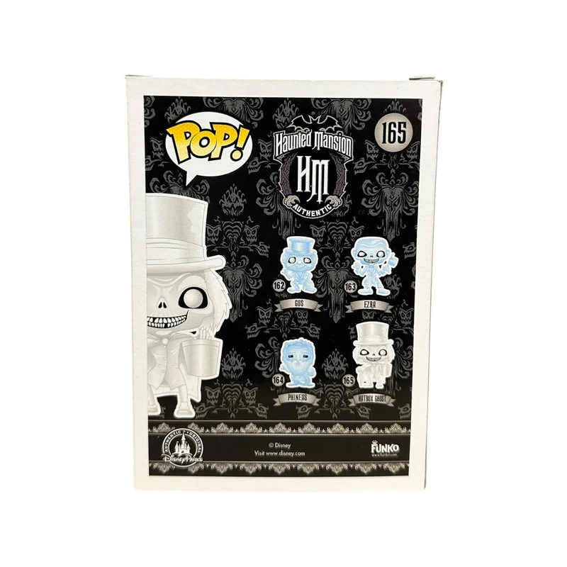 Hatbox Ghost #165 (White) Funko Pop! - The Haunted Mansion - Disney Parks Exclusive - Condition 8.5/10
