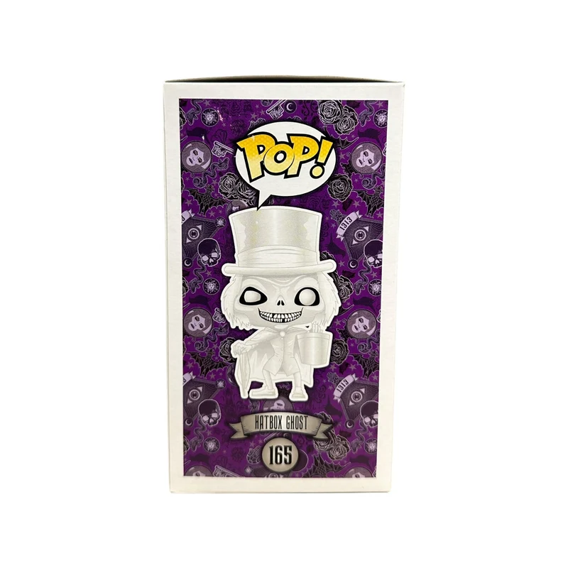 Hatbox Ghost #165 (White) Funko Pop! - The Haunted Mansion - Disney Parks Exclusive - Condition 8.5/10