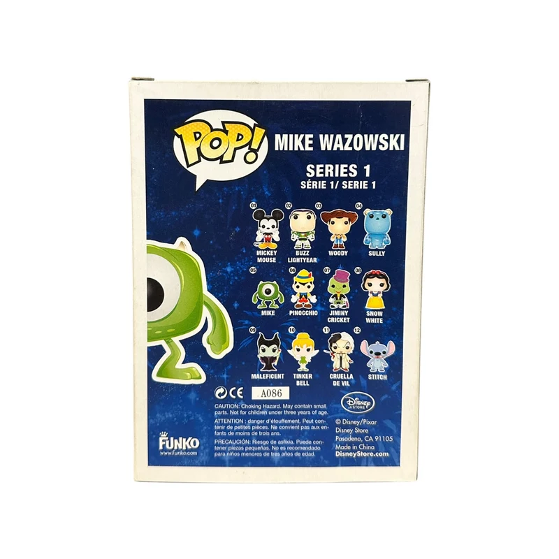 Mike Wazowski #05 (Glow Chase) Funko Pop! - Disney Series 1 - SDCC 2011 Disney Store Exclusive LE480 Pcs - Condition 6.5/10
