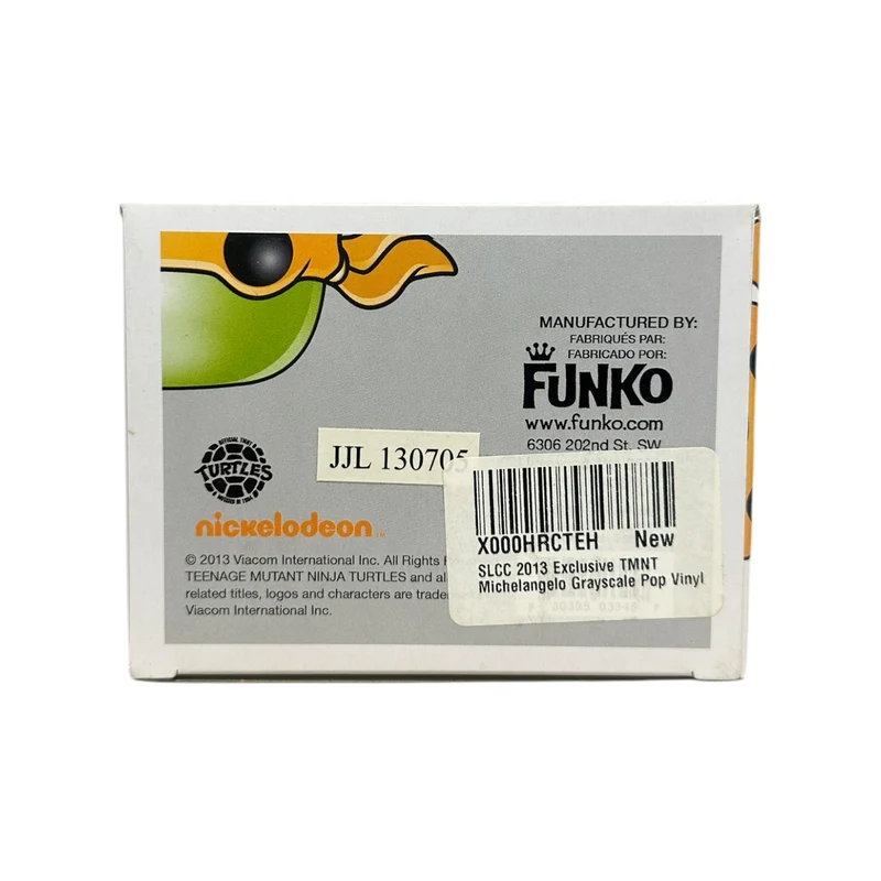 Michelangelo #62 (Grayscale) Funko Pop! - Teenage Mutant Ninja Turtles - Coast City Styles Exclusive LE2000 Pcs - Condition 7/10