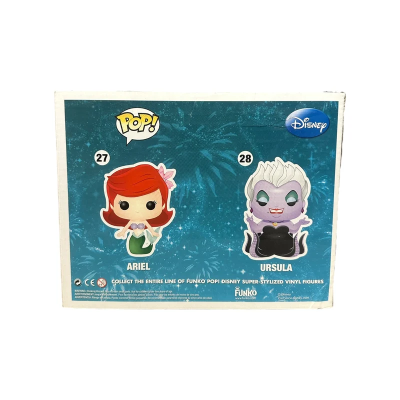 Ariel & Ursula (Metallic) 2 Pack Funko Pop! - Disney - SDCC 2013 Exclusive LE480 Pcs - Condition 6.5/10