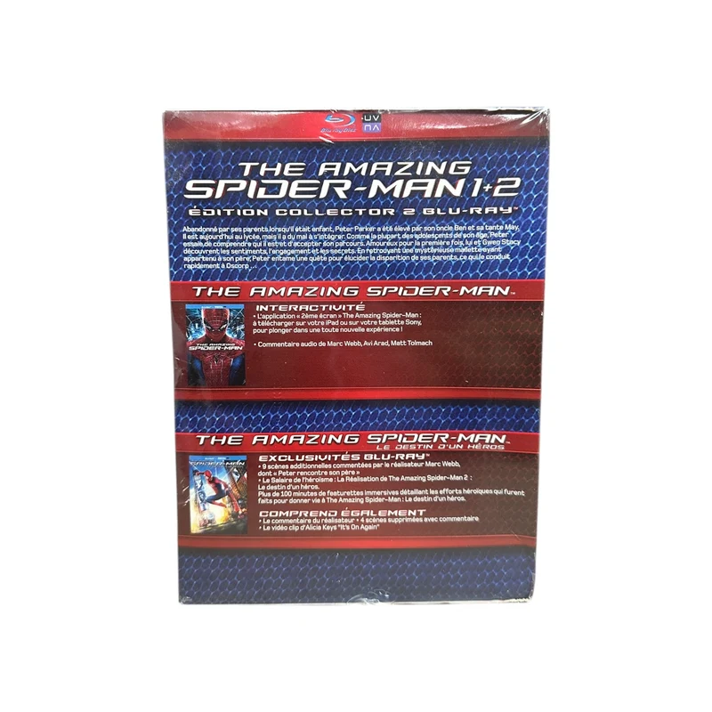 The Amazing Spider-Man 1+2 Funko Pop! Blu-ray Bundle - Marvel - Sealed - Condition 7/10