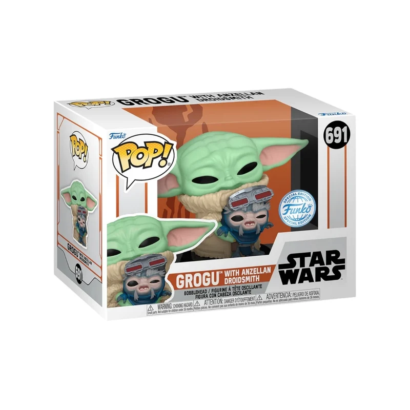 Grogu with Anzellan Droidsmith #691 Funko Pop! - Star Wars: The Mandalorian - Special Edition