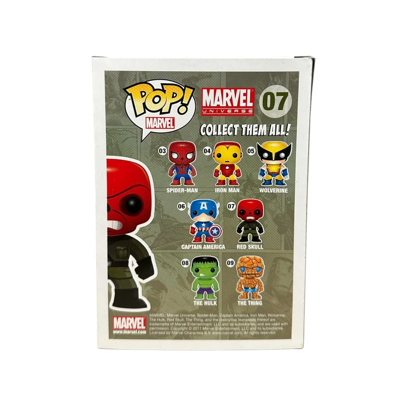 Red Skull #07 Funko Pop! - Marvel Universe - 2011 Pop! - Condition 8/10