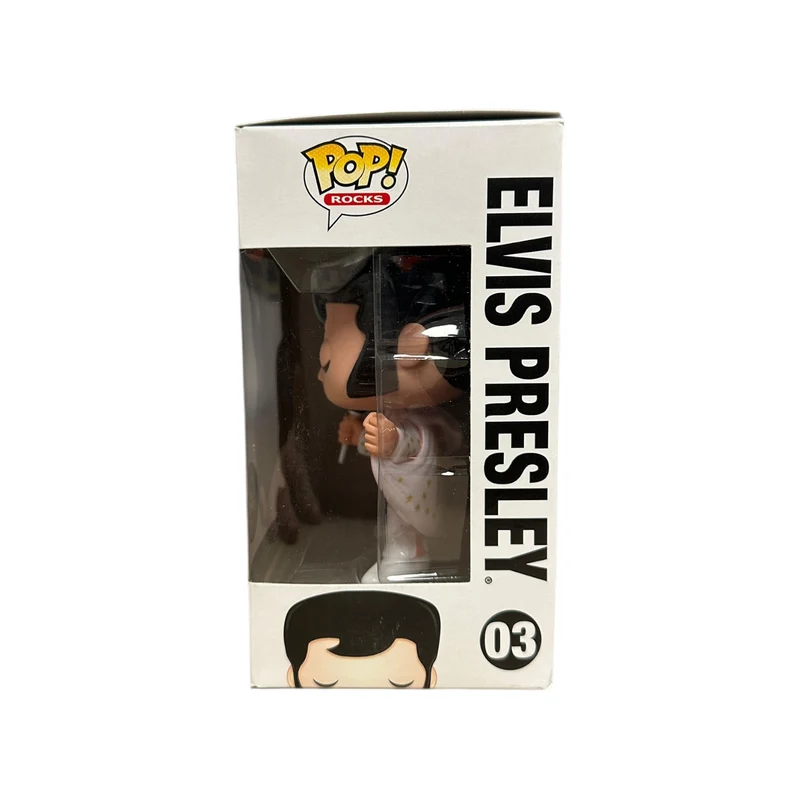 1970's Elvis #03 (Glow Chase) Funko Pop! - Rocks - 2011 Pop! - Condition 7.5/10