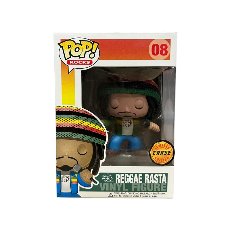 Reggae Rasta #08 (Green Jacket Chase) Funko Pop! - Rocks - 2010 Pop! - Condition 8/10