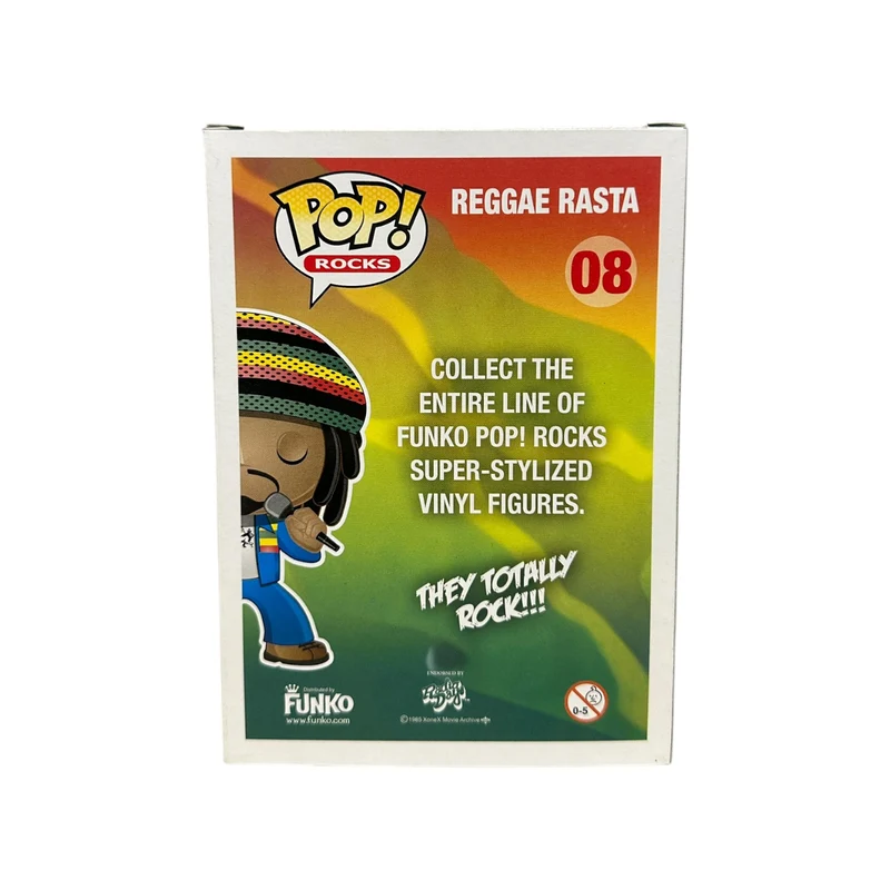 Reggae Rasta #08 (Green Jacket Chase) Funko Pop! - Rocks - 2010 Pop! - Condition 8/10