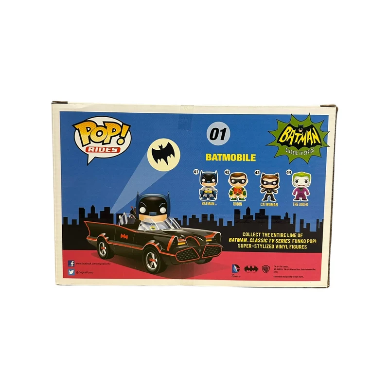 Batmobile #01 (Blue) Funko Pop Ride! - Batman: Classic TV Series - NYCC 2013 Exclusive - Condition 8.5/10