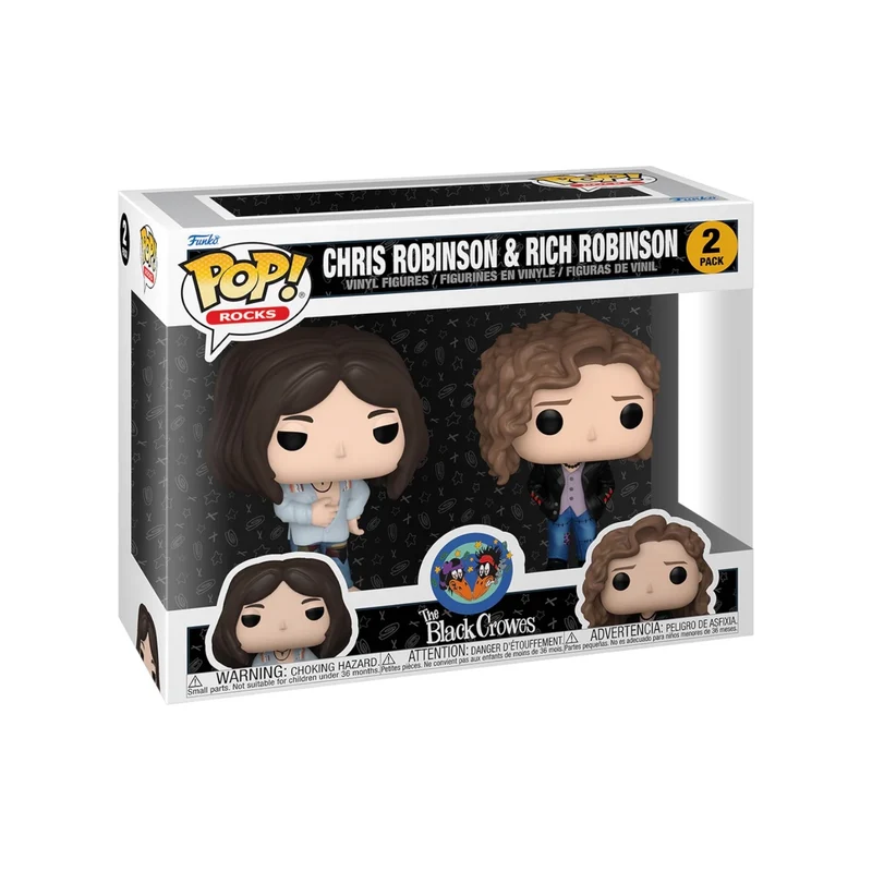 Chris Robinson & Rich Robinson 2 Pack Funko Pop! - The Black Crowes
