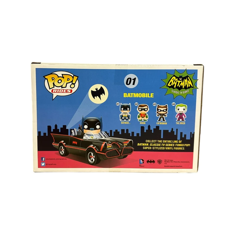 Batmobile #01 (Gold) Funko Pop Ride! - Batman: Classic TV Series - Toy Tokyo Exclusive - Condition 8/10