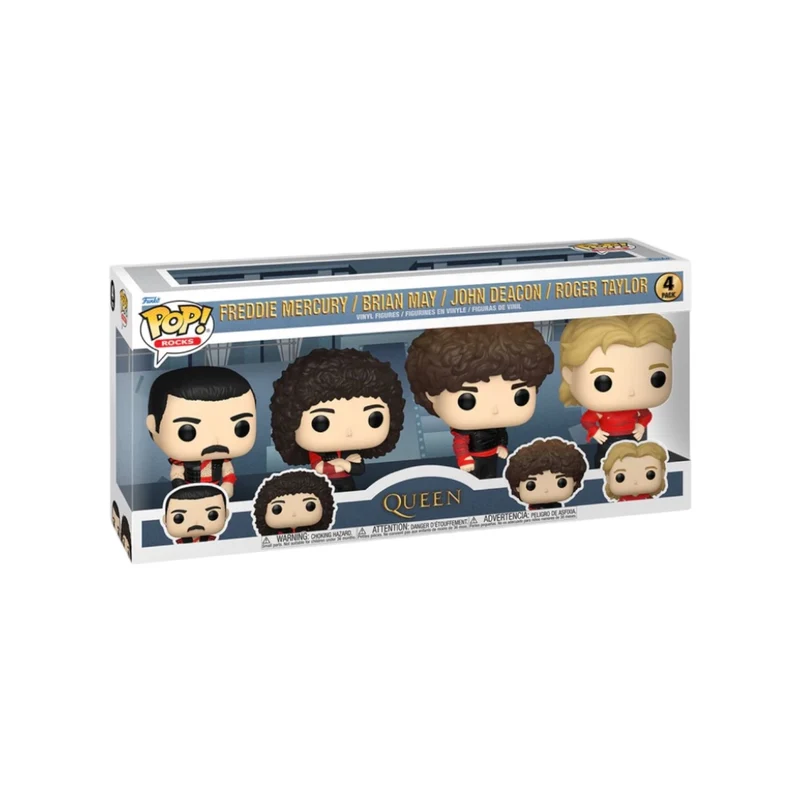 Freddie Mercury / Brian May / John Deacon / Roger Taylor - Radio Gaga 4 Pack Funko Pop! - Queen - Coming Soon!