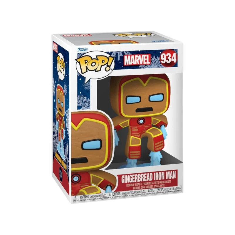 Gingerbread Iron Man #934 Funko Pop! - Marvel