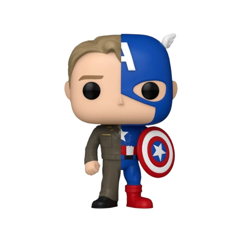 Steve Rogers / Captain America #1431 Funko Pop! - Marvel Split Character