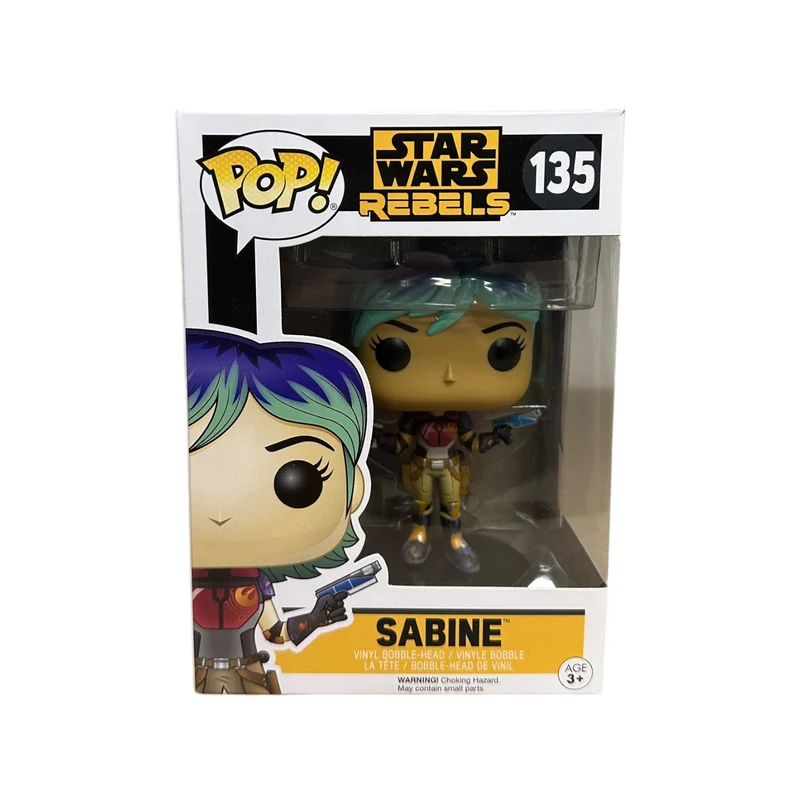 Sabine #135 (Unmasked) Funko Pop! - Star Wars: Rebels - 2016 Pop! - Condition 8.5/10