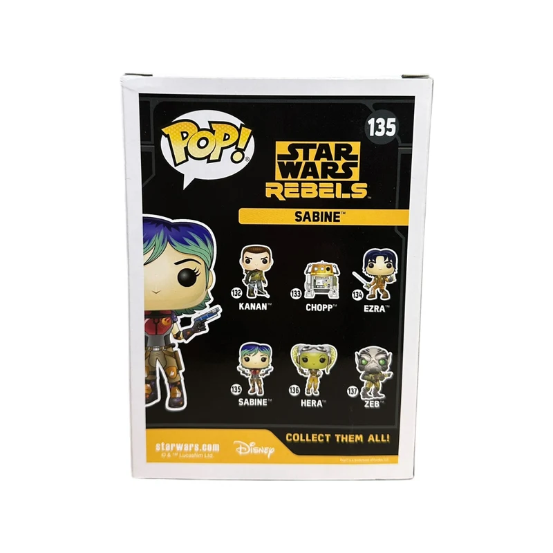 Sabine #135 (Unmasked) Funko Pop! - Star Wars: Rebels - 2016 Pop! - Condition 8.5/10