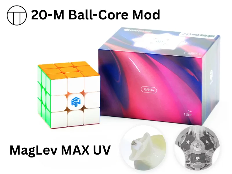 GAN16 MagLev MAX UV 3x3 (PiCube 20-Magnet Ball-Core Mod)
